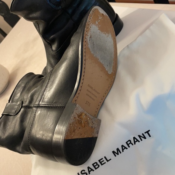 Isabel Marant riding booties. Beautiful soft black leather. - Picture 4 of 4
